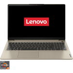 Laptop Lenovo IdeaPad 3 15ALC6 cu procesor AMD Ryzen 5 5500U, 15.6, Full HD, 8GB, 256GB SSD, AMD Radeon Graphics, No OS, Sand
