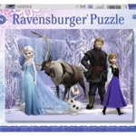 Puzzle Frozen 100 piese RAVENSBURGER Puzzle Copii, Ravensburger