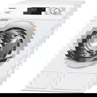 Masina de spalat rufe Miele WEG675 WCS, 9 kg, 1400 rpm, Clasa A, TwinDos, CapDosing, Miele@home, Alb, Miele