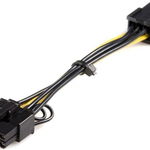 Cablu startech PCIE 6pin - 8Pin POWER (PCIEX68ADAP), StarTech