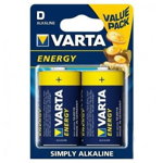 baterie alcalina r20 (d) 2 buc/blister longlife power varta, VARTA