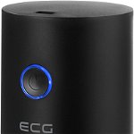 Rasnita de cafea electrica portabila ECG KM 150 Minimo, incarcare USB, 3,7 volti, 13 W, 30 g, culoare neagra, ECG