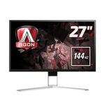 Monitor Gaming LED TN AOC AG271QX 27'', QHD, 144Hz, AMD Free-Sync, negru