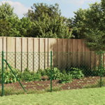 Gard de plasă de sârmă, verde, 0,8x25 m, Casa Practica