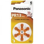 Baterii auditive Panasonic PR13 , 6 bucati