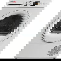 Uscator de rufe cu pompa de caldura Vision Clean VUPC8015E, 8 kg, Display digital, Silentios, Lumina cuva, Alb, Clasa E