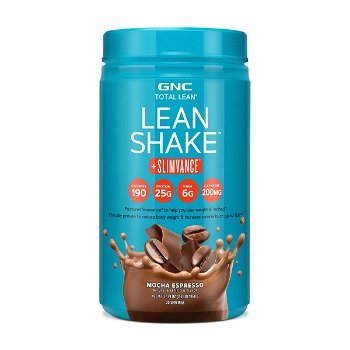 Shake proteic cu slimvance si aroma de cafea Total Lean, 1060g, GNC, GNC