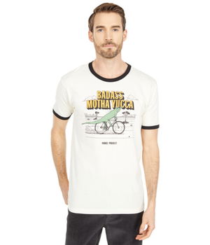 Imbracaminte Femei Parks Project Badass Motha Yucca Ringer Tee NaturalBlack, Parks Project