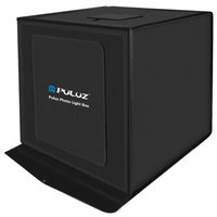 Accesoriu Camera Video de Actiune , LED-uri incorporate, fundaluri multiple, fotografie/mini-filmulete de produs, 60x60cm, Negru, PULUZ