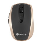 Mouse wireless Flea Pro auriu 800/ 1600dpi NGS, NGS