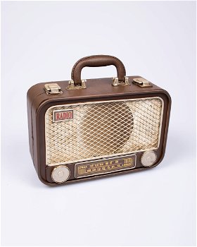 Decoratiune metalica radio cutie, FARA BRAND