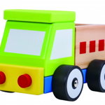 Camion colorat de lemn, Tooky Toy, TKB151, Jucaliver SRL