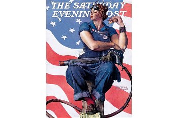 Puzzle Master Pieces - Norman Rockwell: Rosie the Riveter, 1.000 piese (Master-Pieces-71805), Master Pieces