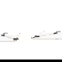 Uscator rufe suspendabil, Brabantia, White, 4.5 m capacitate de uscare, otel, alb, Brabantia