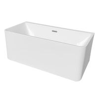 Cada baie freestanding Bella WB-834  acril  170 x 75 x 58 cm  alb, Regata