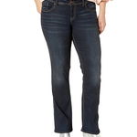 Imbracaminte Femei Silver Jeans Co Plus Size Suki Mid-Rise Perfectly Curvy Slim Boot Jeans in Indigo W93616SSX405 Indigo, Silver Jeans Co.