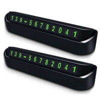 Set 2 Numar AUTO Parcare Temporara VERDE, GAVE