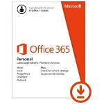 Office 365 Personal, Abonament anual, 1 utilizator, Multi Language, 1 PC/MAC + 1 Tableta/Smartphone, Licenta ESD (Electronica)