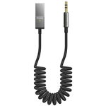 Cablu USB la port Jack 3.5mm Mcdodo Audio Black (bluetooth , 1.7m)