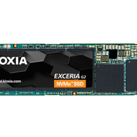 SSD Kioxia Exceria G2, 500GB, M.2 2280-S2-M, NVMe, BiCS FLASH™ TLC, PCIe Gen3 x4, Kioxia
