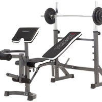 Banca multifunctionala profesionala TOORX WBX-90, Greutate suportata 240 Kg, Perna biceps inclusa, Pliabila