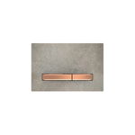 Clapeta actionare rezervor wc Geberit, beton detalii rose gold, Sigma50, Geberit