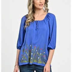 Bluza de dama - V269 - pictata manual, Eranthe