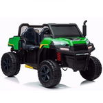 Masinuta electric pentru 2 copii Kinderauto A730-1 4x4 180W PREMIUM Verde