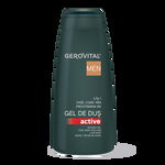 Gel De Duș Active 3 n 1 Gerovital Men, Gerovital Men