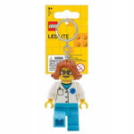 Breloc LEGO Iconic cu Led Femeie doctor LGL-KE185H, Lego