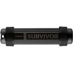 Memorie USB Corsair Flash Survivor Stealth, 256GB, aluminiu, shock resistant, waterproof, USB 3.0