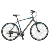 Bicicleta Trekking Polar Helix - 28 Inch XL Gri-Albastru