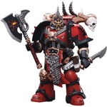 Figurina Articulata Warhammer 40k 1/18 Chaos Space Marines Red Corsairs Exalted Champion Gotor the Blade 12 cm, Warhammer