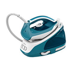 Statie de calcat cu abur Tefal Express Easy SV6131E0 Talpa Ceramic Xpress Glide 1.7 L 2200 W 120 g/min Mod Eco Alb Albastru Statie de calcat cu abur Tefal Express Easy SV6131E0 Talpa Ceramic Xpress Glide 1.7 L 2200 W 120 g/min Mod Eco Alb Albastru