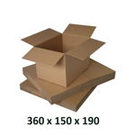 Cutie carton 360x150x190, natur, 5 straturi CO5, 690 g/mp, 