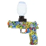 Pistol electric GoKart cu bile de hidrogen de gel, si ochelari pentru protectie, jucarie pentru copii, GoKart