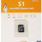 Card de memorie microSD iMOU S1, 256 GB, U3, V30 38/95 MB/s, 3D TLC, potrivit pentru supraveghere video, MICROSD256-IMOU