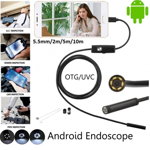 Camera endoscop pentru Android si PC,10 m x 5.5 mm - Vezi dupa orice colt!, Indie Wellness SRL