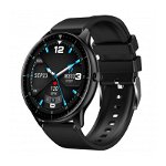 Smartwatch iHunt Watch 6 Titan, Bluetooth 5.0, display 1.28 inch, 240 mAh, telecomanda, Negru, iHunt
