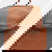 Rucsac de piele ecologica cu aspect texturat, Francesca Rossi