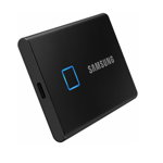 SSD Extern Samsung T7 Touch portabil, 2TB, Negru, USB 3.1, SAMSUNG