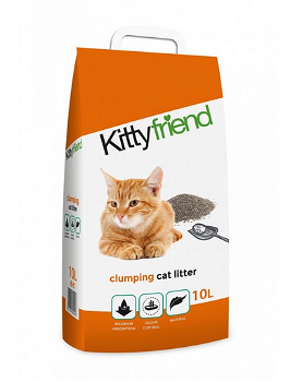 SANICAT Kittyfriend Clumping 10L nisip pentru litiera pisici, SANICAT