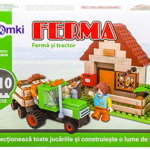 Set de constructie Momki Ferma si tractor MKDR28502, 210 piese (Multicolor)