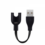 Cablu de incarcare si transfer date pentru bratara smart Xiaomi Mi Band 2 10 cm negru, krasscom