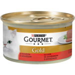 Hrana umeda pentru pisici Gourmet Gold Mousse Vita 85g, Gourmet