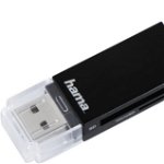 Card reader Hama 181056, microUSB, USB, 480Mbit/s, Negru, Hama