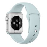 Curea pentru Apple Watch 38 mm Silicon iUni Turquoise