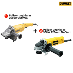 DeWalt DWE492-QS polizor unghiular electric 230 mm | 6600 RPM | 2200 W | In cutie de carton original