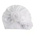 Turban Cu Margele Alb, 