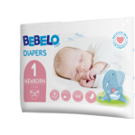 Bebelo Scutece pentru nou nascuti Numarul 1, 28 bucati, Bebelo